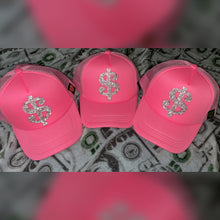 Load image into Gallery viewer, Pink Money Bling Trucker