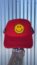 Load image into Gallery viewer, Smiley Face Trucker Hat 2.0
